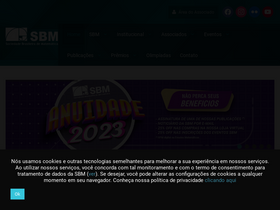 'sbm.org.br' screenshot