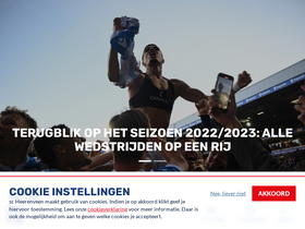 'sc-heerenveen.nl' screenshot