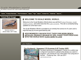 'scalemodelersworld.com' screenshot