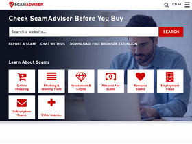 'scamadviser.com' screenshot