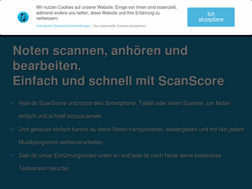 'scan-score.com' screenshot