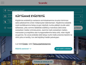 'scandichotels.fi' screenshot