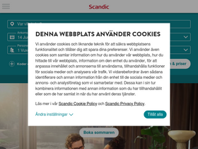 'scandichotels.se' screenshot
