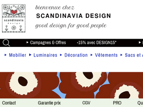 'scandinavia-design.fr' screenshot