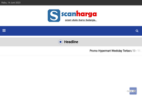 'scanharga.com' screenshot