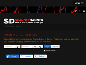 'scannerdanner.com' screenshot