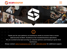 'scansource.com' screenshot