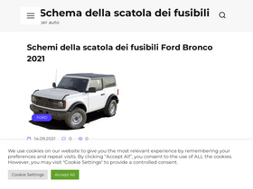 'scatola-dei-fusibili.com' screenshot