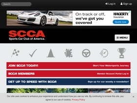 'scca.com' screenshot