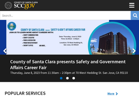 'sccgov.org' screenshot