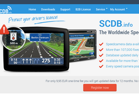 'scdb.info' screenshot