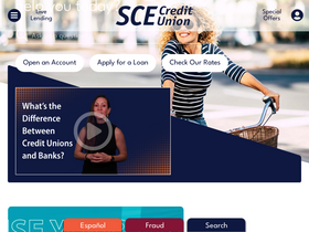 'scefcu.org' screenshot