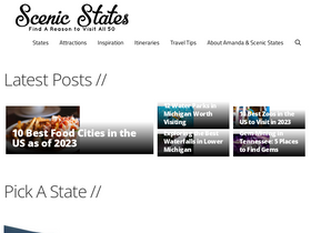 'scenicstates.com' screenshot