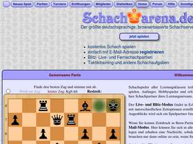 'schacharena.de' screenshot