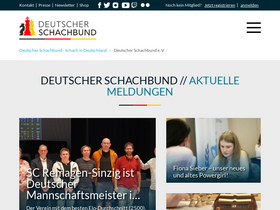'schachbund.de' screenshot