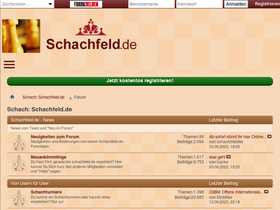 'schachfeld.de' screenshot