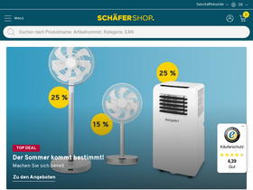 'schaefer-shop.ch' screenshot
