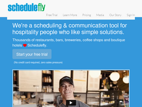'schedulefly.com' screenshot
