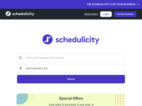 'schedulicity.com' screenshot