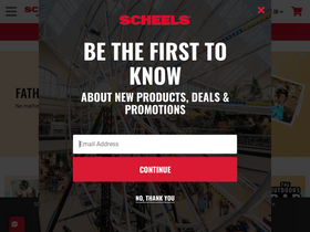 'scheels.com' screenshot