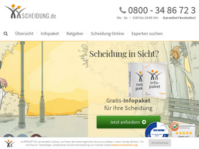'scheidung.de' screenshot