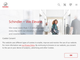 'schindler.com' screenshot
