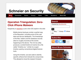 'schneier.com' screenshot