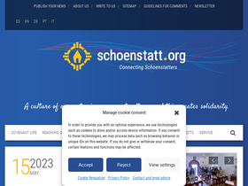 'schoenstatt.org' screenshot
