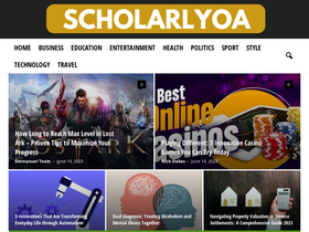 'scholarlyoa.com' screenshot