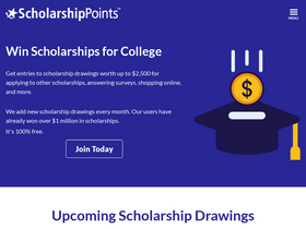 'scholarshippoints.com' screenshot