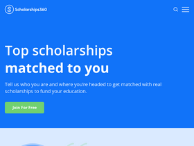 'scholarships360.org' screenshot