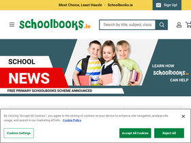 'schoolbooks.ie' screenshot