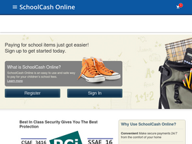'schoolcashonline.com' screenshot