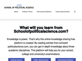 'schoolofpoliticalscience.com' screenshot