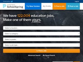 'schoolspring.com' screenshot