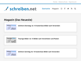 'schreiben.net' screenshot