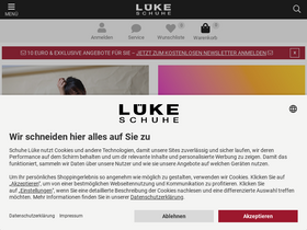 'schuhe-lueke.de' screenshot