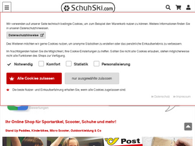 'schuhski.com' screenshot