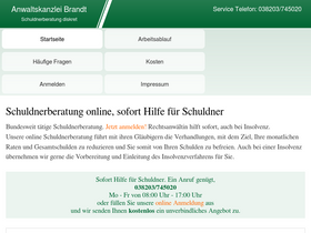 'schuldnerberatung-diskret.de' screenshot