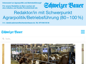 'schweizerbauer.ch' screenshot