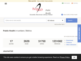 'scielosp.org' screenshot