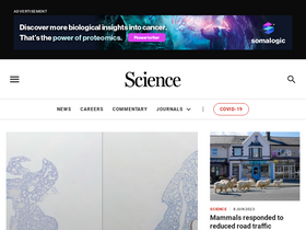 'science.org' screenshot