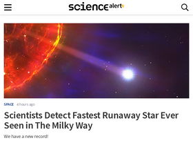'sciencealert.com' screenshot