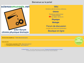 'scienceamusante.net' screenshot