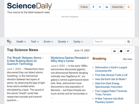 'sciencedaily.com' screenshot