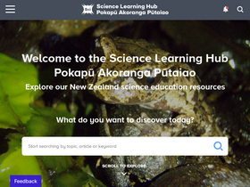 'sciencelearn.org.nz' screenshot