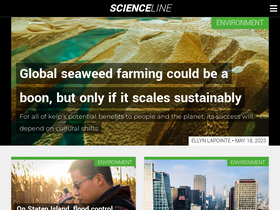 'scienceline.org' screenshot