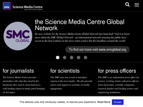 'sciencemediacentre.org' screenshot