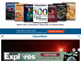 'sciencenews.org' screenshot