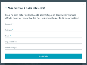 'sciencepresse.qc.ca' screenshot